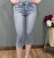 YMI Light Wash Capri Jean