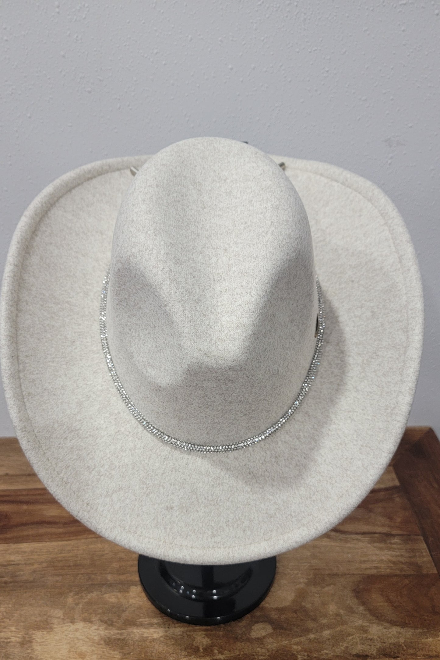 CC Beanie Western Cowboy Hat - Heather Oatmeal
