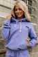 Ampersand Avenue Comfort Zone Fleece Hoodie in Lilac