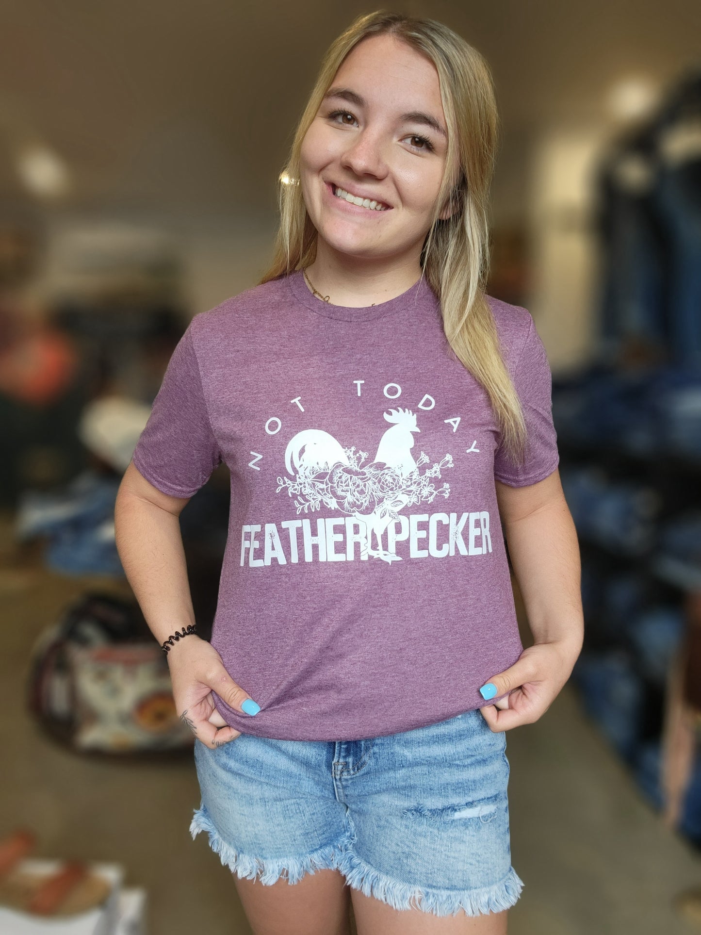 Not Today Featherpecker Graphic Tee