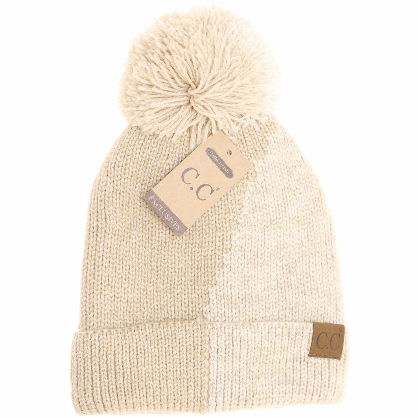 CC Adult Two Tone Knit Beanie *Multiple Colors*
