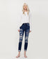 Vervet Haylie Distressed High Rise Skinny Jeans