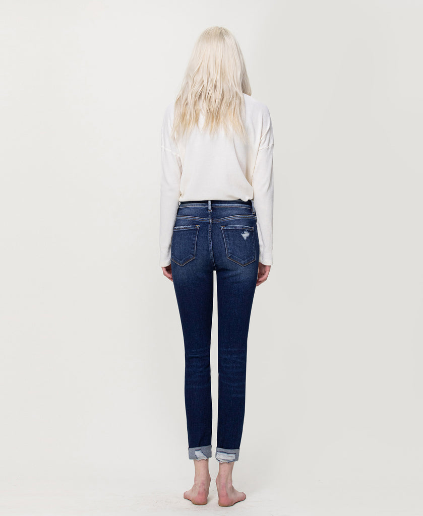 Vervet Haylie Distressed High Rise Skinny Jeans
